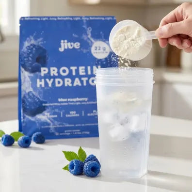 Add one scoop to a shaker with 12 to 16 oz of cold water.