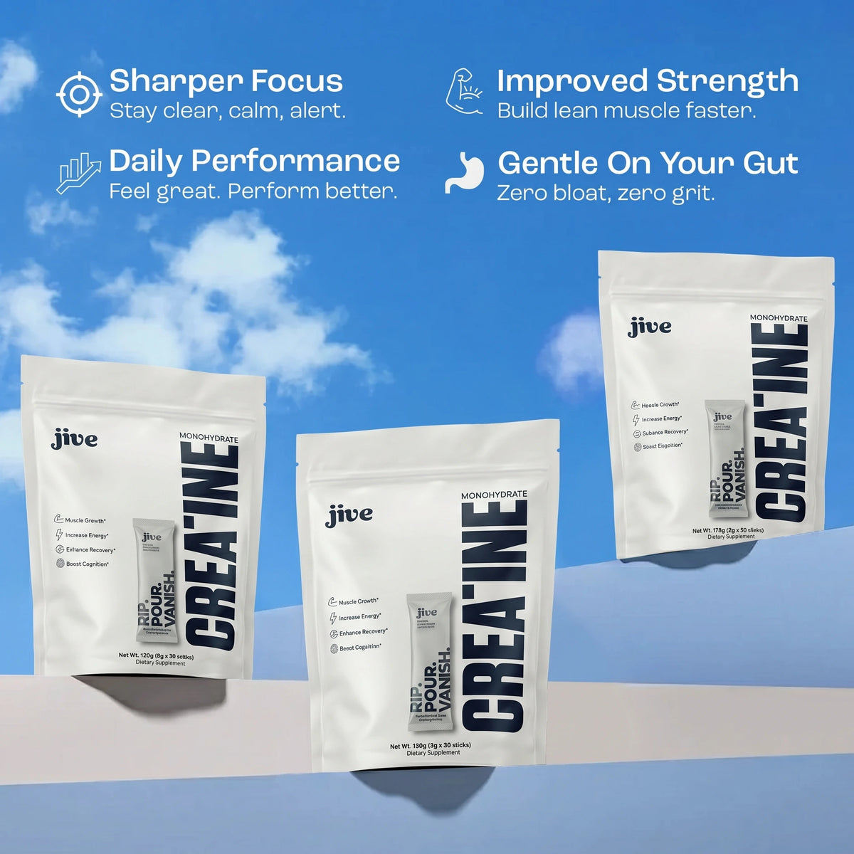 Creatine Stick Packs (30 Count)